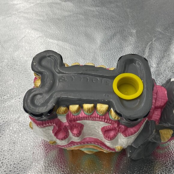 Vintage Arnel's Pottery‎ India Parade Elephant Piggy Bank Hand Painted - Picture 3 of 12